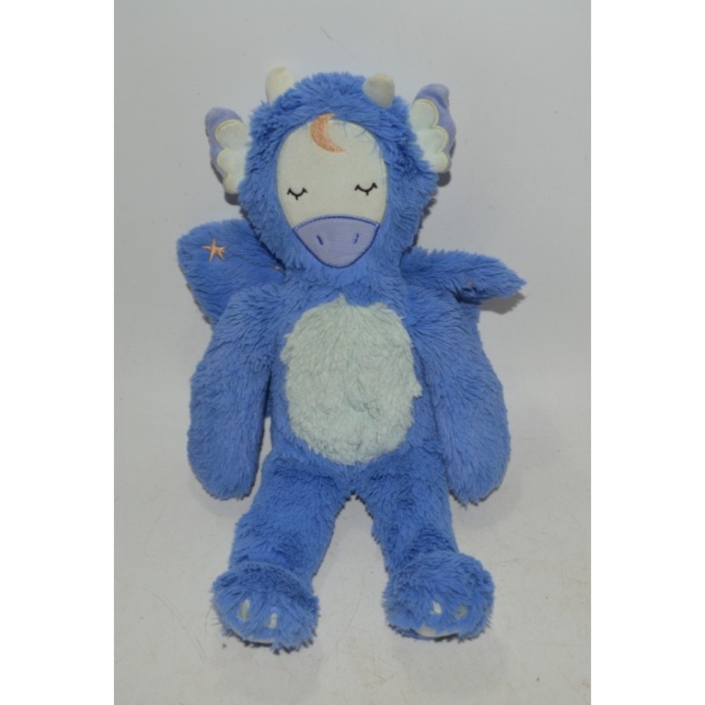 Slumberkins Jade Dragon 14" Plush Celestial Blue – Limited Edition – Used – Good